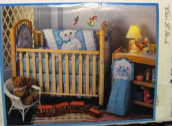4495 BUTTERICK NURSERY QUILT, PILLOW, LAUNDRY, DIAPER BAG PATTERN